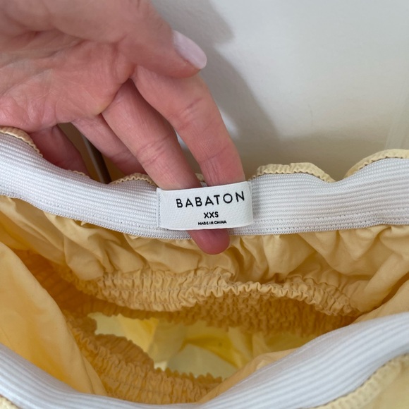 Aritzia tube top- yellow - Picture 2 of 3